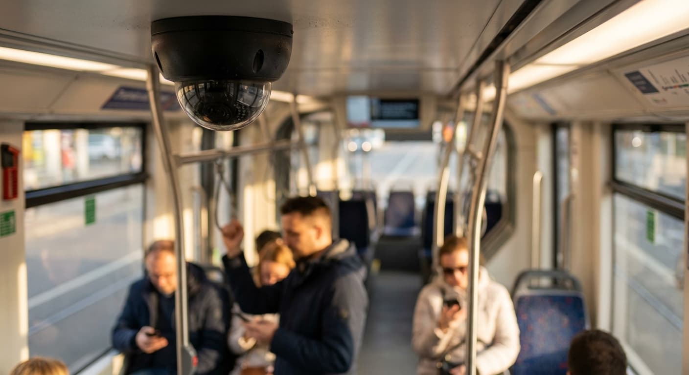 Wpływ monitoringu na poczucie bezpieczeństwa pasażerów.